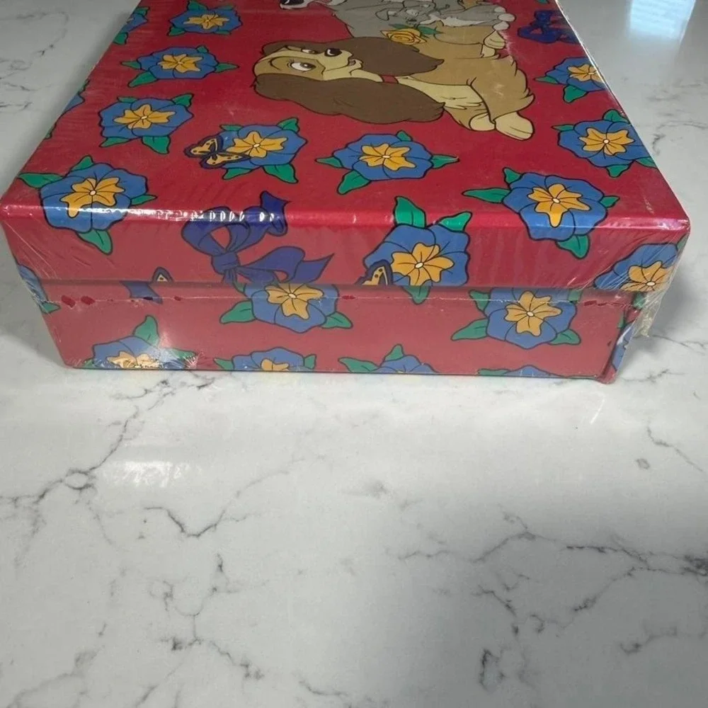 Vintage Disney Store Stationery Chest Box Set Lady & The Tramp  Sealed Rare